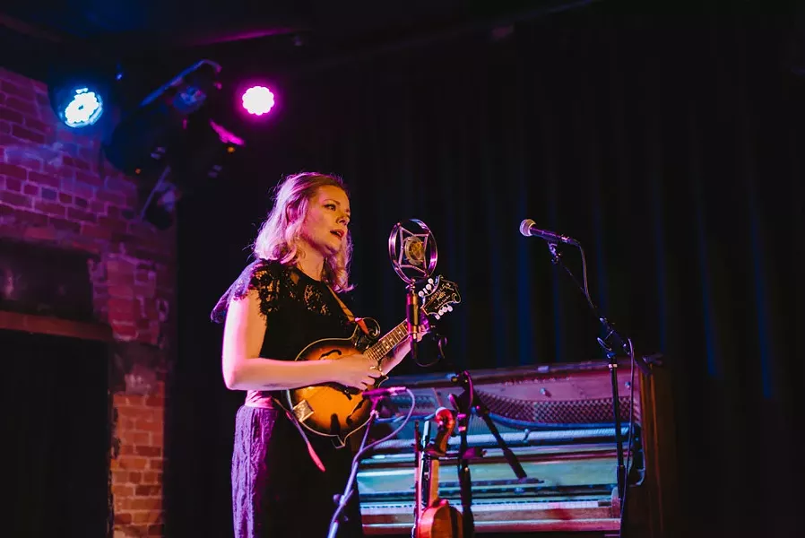Jenny Anne Mannan performing at a recent Northwest of Nashville show at The Bartlett. - BRANDON VASQUEZ