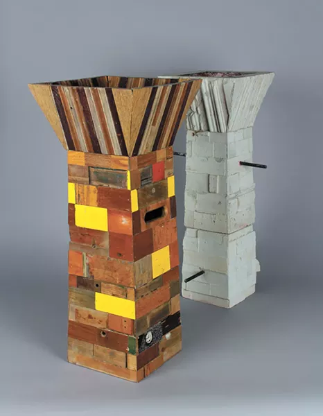 "Turris Concrescere" and "Turris" by Rob McKirdie in "Metamaquette" at Trackside Studio.