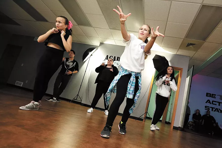 Spokane's Academy of Hip Hop teaches aspiring dancers video-ready moves. |YOUNG KWAK photo