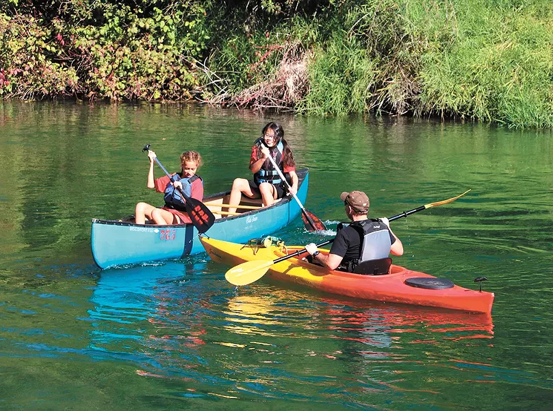 Float the river at Saint George’s Lower School Adventure Camp.