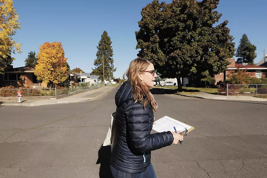 Years before she ran for council, City Councilwoman Kate Burke reached out to the Downtown Spokane Partnership to raise concerns about the lack of public restrooms in the downtown area. - YOUNG KWAK