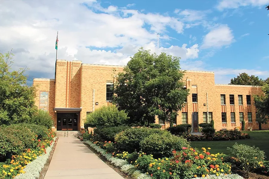 Stevens County Courthouse. - C HANCHEY