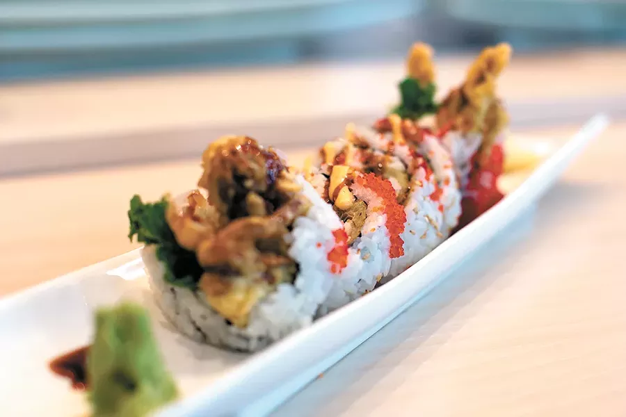 The classic spider roll is one of many specialty rolls on Umi's sushi menu. - TESS FARNSWORTH PHOTO