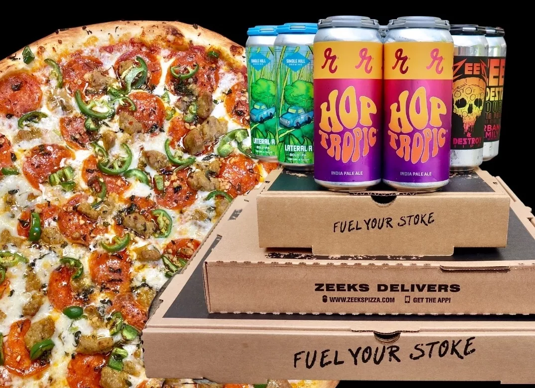 Zeeks Pizza (GU District Spokane) Spokane East Bars, Pizza