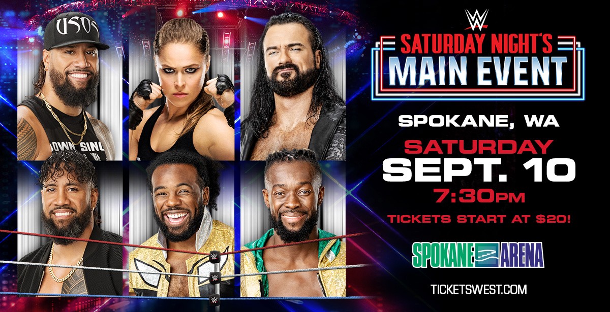Resultados De WWE Live Spokane Saturday Night’s Main Event Sábado 10 De