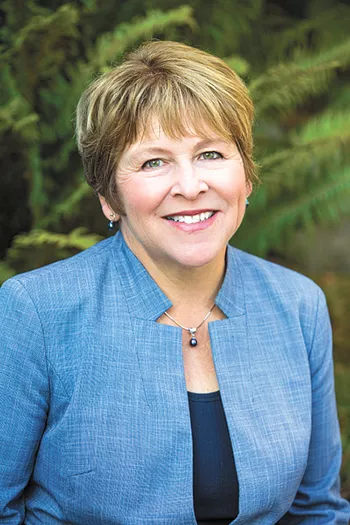Lisa Brown is an economist, former professor at Eastern Washington University and Gonzaga University and represented Spokane for 20 years in the state legislature. As chancellor of WSU Spokane, she helped initiate the Elson S. Floyd College of Medicine and is running for Congress to represent the 5th district in Eastern Washington.