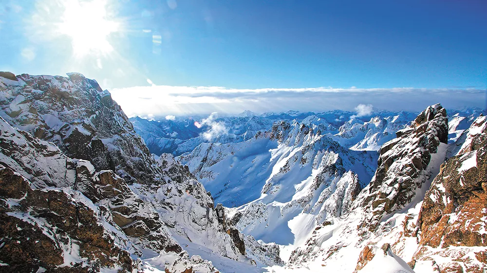 This rugged range is marked by breathtaking granite spires. - BOB LEGASA PHOTO