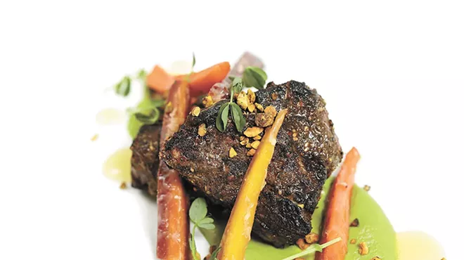 Spencer's za'atar-dusted lamb chops