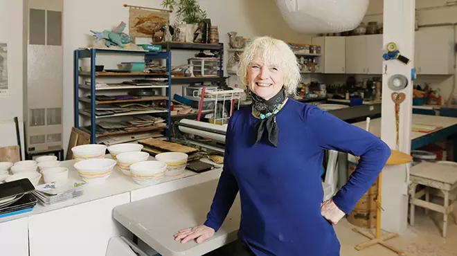Jill Ann Smith's expansive and diverse studio is a popular stop on the annual Little Spokane River artist studio tour.