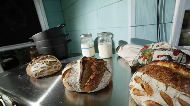 Bread crafted by Stacie Kearney of Lucky Lady Bread, using her sourdough starter named &ldquo;Carl.&rdquo;