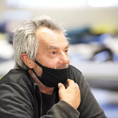 Harold Carpenter says he's been homeless since his wife died four years ago. He says he's often had no choice but to sleep on the streets. "You just tough it," he says. "You just go outside, and you try to get out of the rain or the snow or whatever."