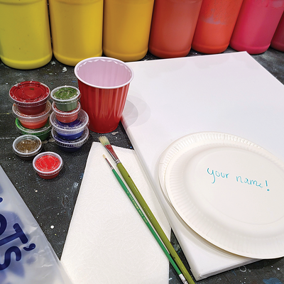 Why gather supplies when art kits let you get right to work?