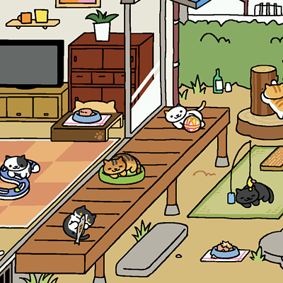CAT FRIDAY: The mobile game Neko Atsume is making us lose our minds