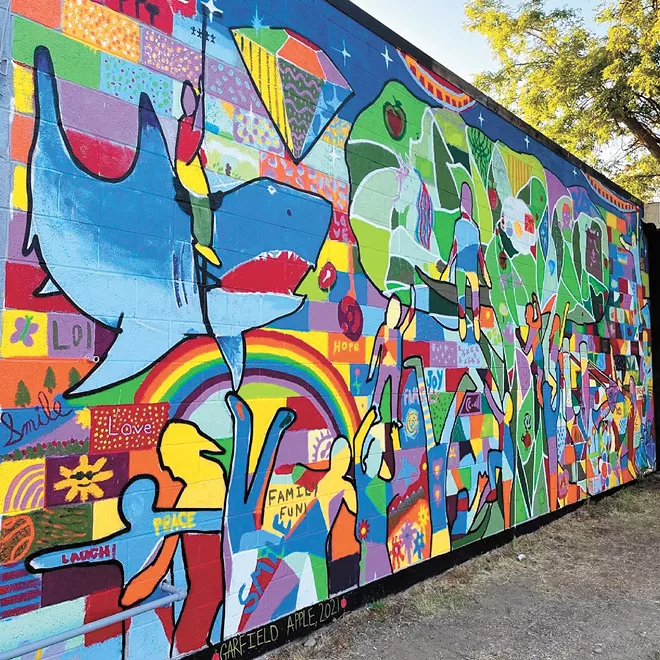 Garfield Elementary and local artists team up for new Garland mural, another Saw film, new music and more! - Vimarsana News