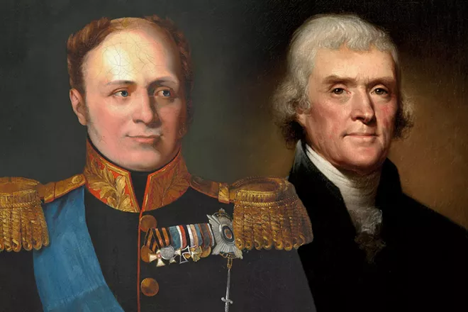 Way before Donald Trump's bromance with Vladimir Putin, Thomas Jefferson was enamored with another Russian dictator — but for very different reasons | Columns & Letters | Spokane | The Pacific Northwest Inlander | News, Politics, Music, Calendar, Events in Spokane, Coeur d'Alene and the Inland Northwest - Vimarsana News