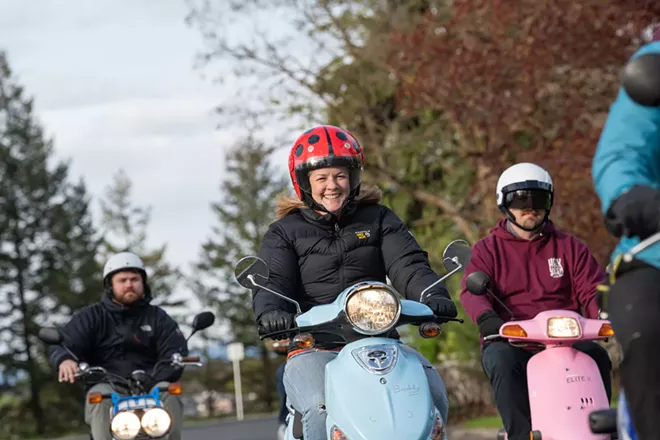 Ride along with the Mild Riders — Spokane's local 'scooter gang' - Vimarsana News