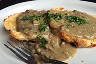 Biscuits and gravy on the breakfast menu - STELLA'S