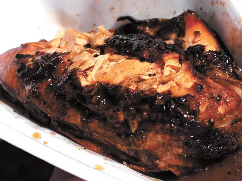 With traditional Jamaican cuisine on hand, this cart has become a fixture in Browne’s Addition. - CHRIS BOVEY