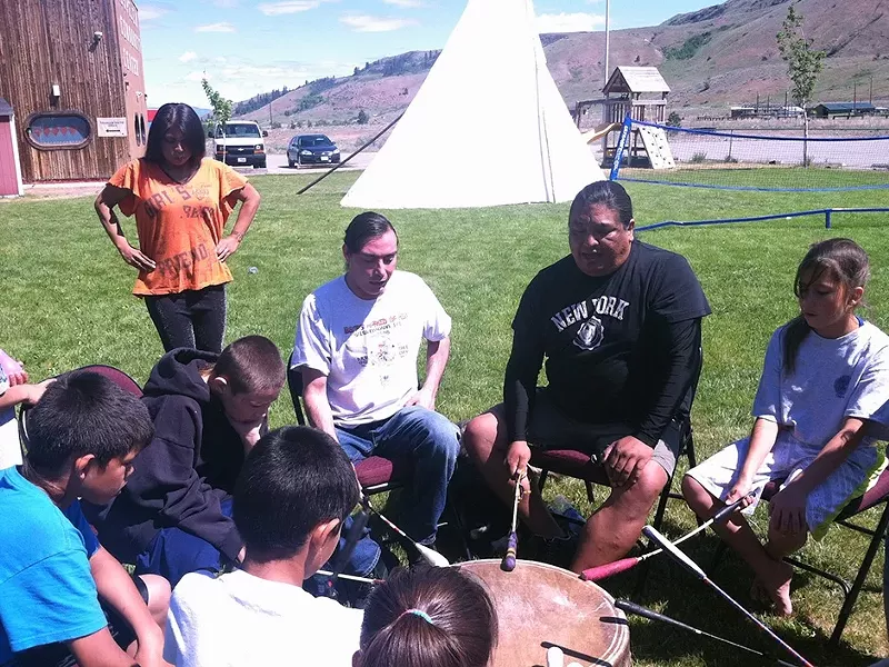 Youth Warrior Camp on the Colville Indian Reservation. - DEANNA PAN