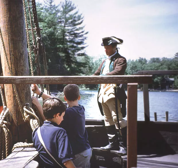 Aboard the Philadelphia II at Lake Champlain Maritime Museum