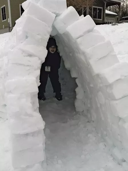 The Mezitts' igloo - CARA MEZITT