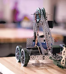 A robot in the STEM lab - CALEB KENNA