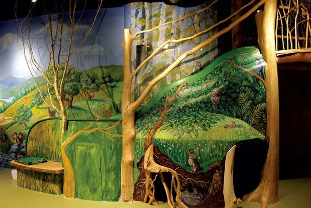 The tree house at ECHO's 'Champ Lane'