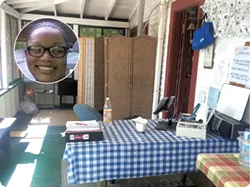 Roxana De La Rosa and the nurse's office at Camp Birch Hill