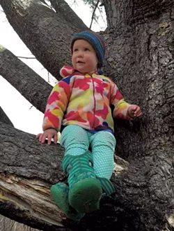 Joni Houghton takes a break from hiking - MEGAN JAMES