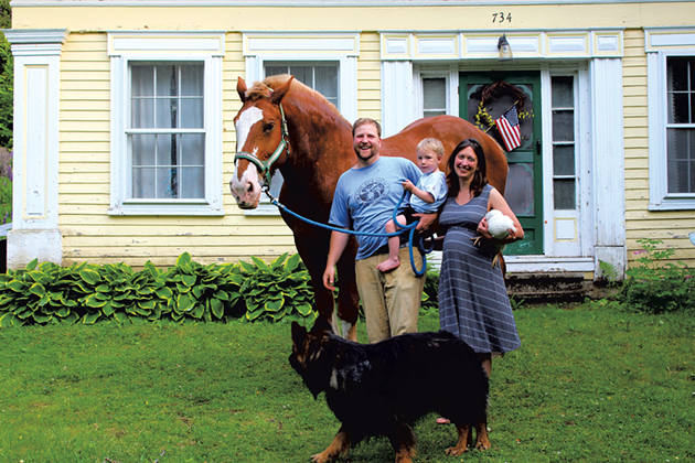 Dad: Tom Galinat, 33, Peacham town clerk and treasurer, dairy farm assistant, horse owner - Mom: Hanna Wheeler Galinat, 35, Peacham Elementary School after-school program teacher - Kids: Son, Josiah, almost 3, and a baby on the way - TRISTAN VON DUNTZ