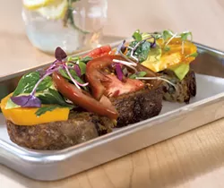Heirloom tomato toast - COURTESY OF LARK HOTELS