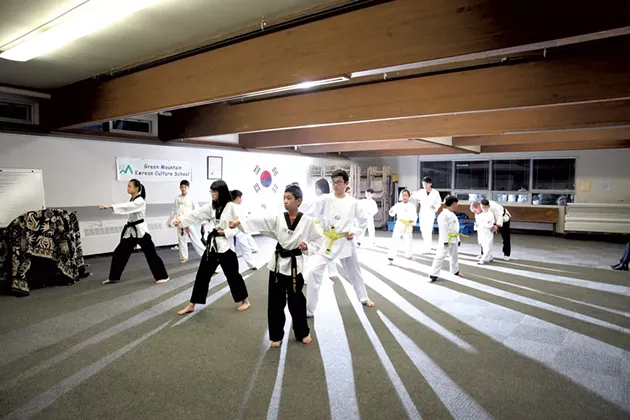 Tae kwon do class - MATTHEW THORSEN
