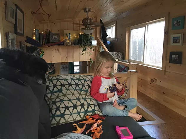 Robyn playing in the living room - COURTESY OF ERIN MORRISON