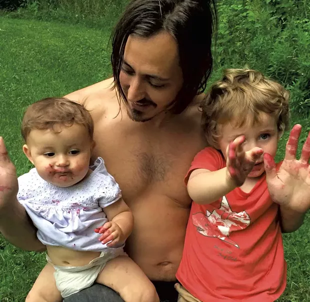 Chef Wesley Genovart with Esmé and Rafa