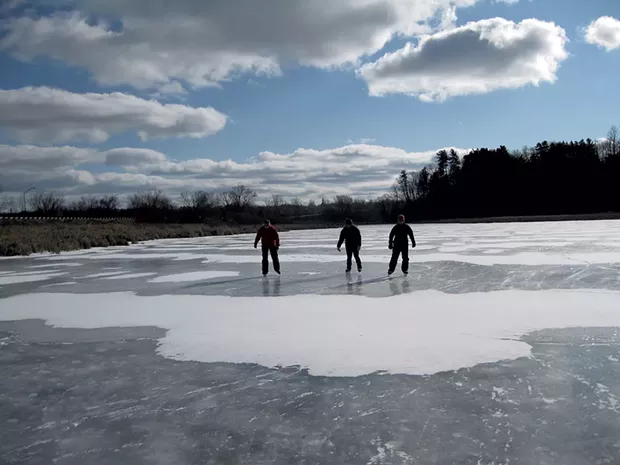 Skating near the Sea Caves - COURTESY OF WINOOSKI VALLEY PARK DISTRICT