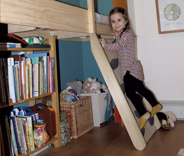 Reagan Wentz has a loft where her closet used to be - MARY ANN LICKTEIG