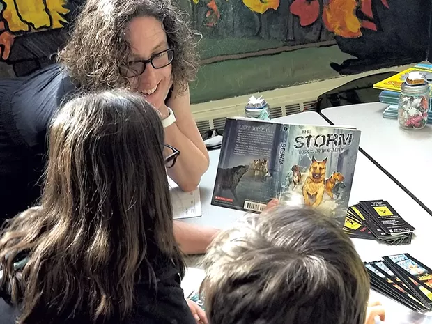 Author Dayna Lorentz at last year's nErDcampVT
