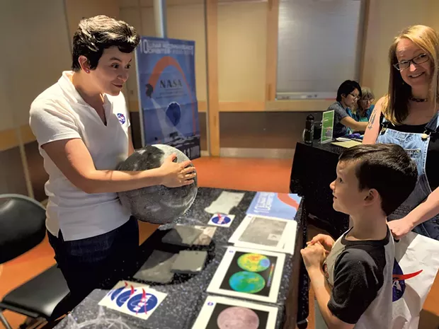 Learning about the moon at ECHO