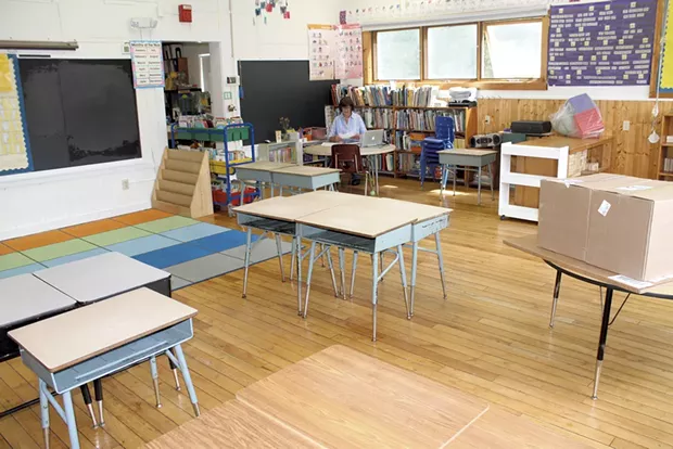 Teacher Annamary Anderson preparing for the new school year - MARY ANN LICKTEIG