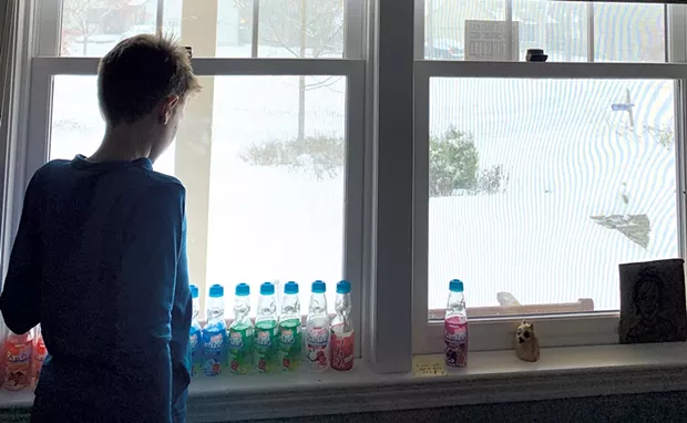 Surveying the snow in November - ALISON NOVAK
