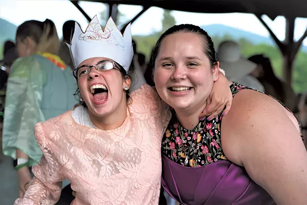 Dress-up night at camp - COURTESY OF CAMP THORPE