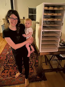 Nina Livellara and daughter Nora