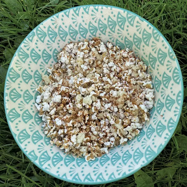 Popped whole grains - TRISH VAN VLIET