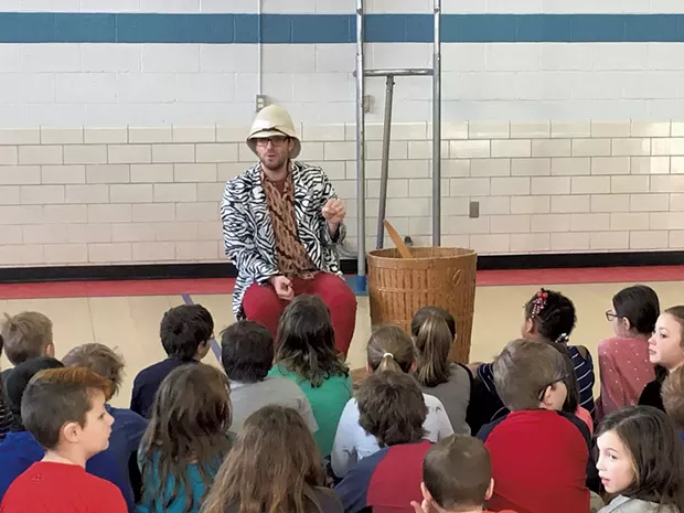 Toby Aronson, the "zookeeper" of the Vermont Symphony Orchestra's Musical Petting Zoo - COURTESY OF VERMONT SYMPHONY ORCHESTRA