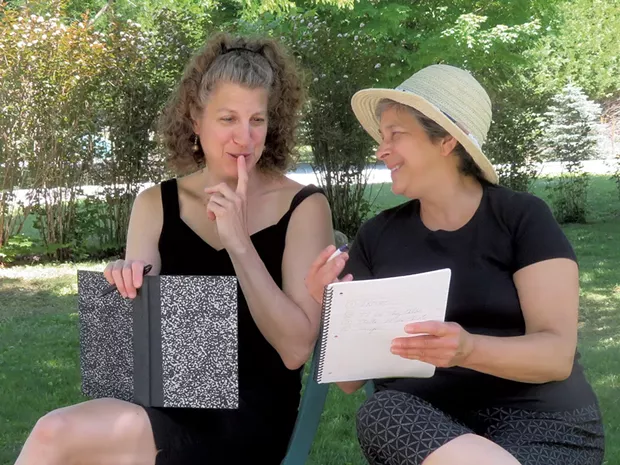 Gail Marlene Schwartz (left) and Lucie Gagnon - COURTESY OF GAIL MARLENE SCHWARTZ