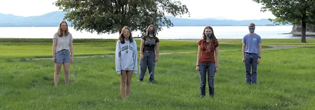 Maeve (second from right) with fellow ensemble members - COURTESY OF MARK SUSTIC