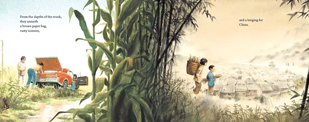 Illustrations by Jason Chin from Watercress