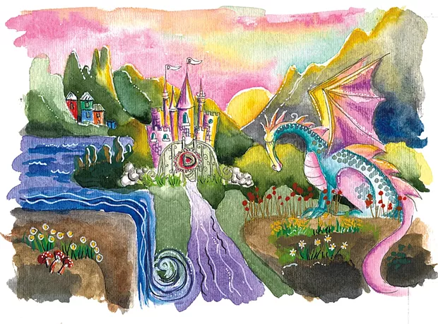 Artwork by Cathy Stevens Pratt - COURTESY OF DOMINIC SPILLANE