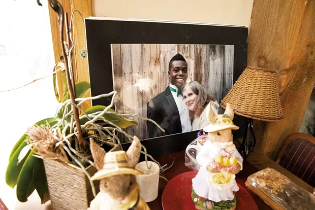 A photo of Tomasi with her son,Trey - CAT CUTILLO
