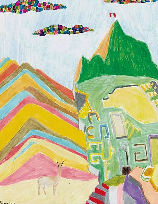 "Peruvian Night" by Ashlyn P., age 14